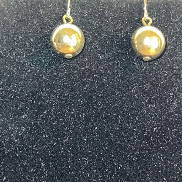 Modern necklace and earring set womans orange and gold rocker futuristic cosplay - Picture 6 of 8